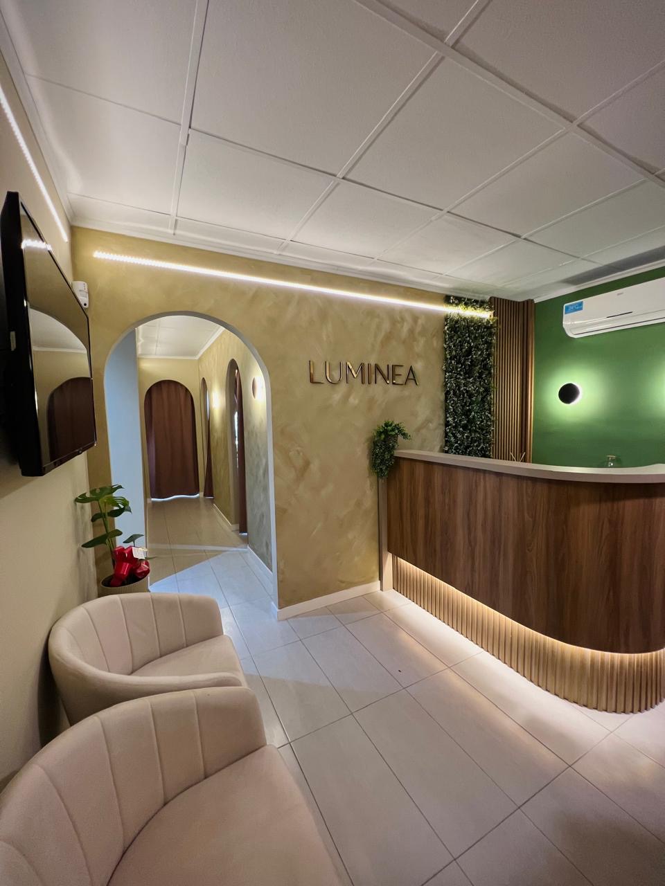Recepción de LUMINEA ESTETICA, centro de estética en Ituzaingó